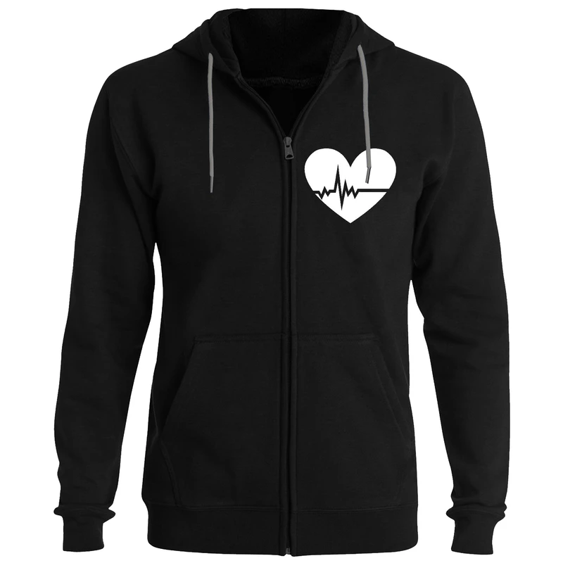 سویشرت مردانه مدل قلب ضربان W08