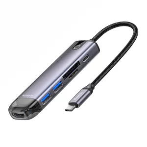 هاب 6 پورت USB-C مک دودو مدل HU-7740