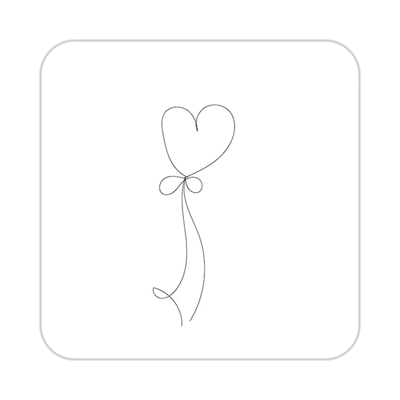 زیر لیوانی کاکتی طرح عاشقانه مدل mp39069