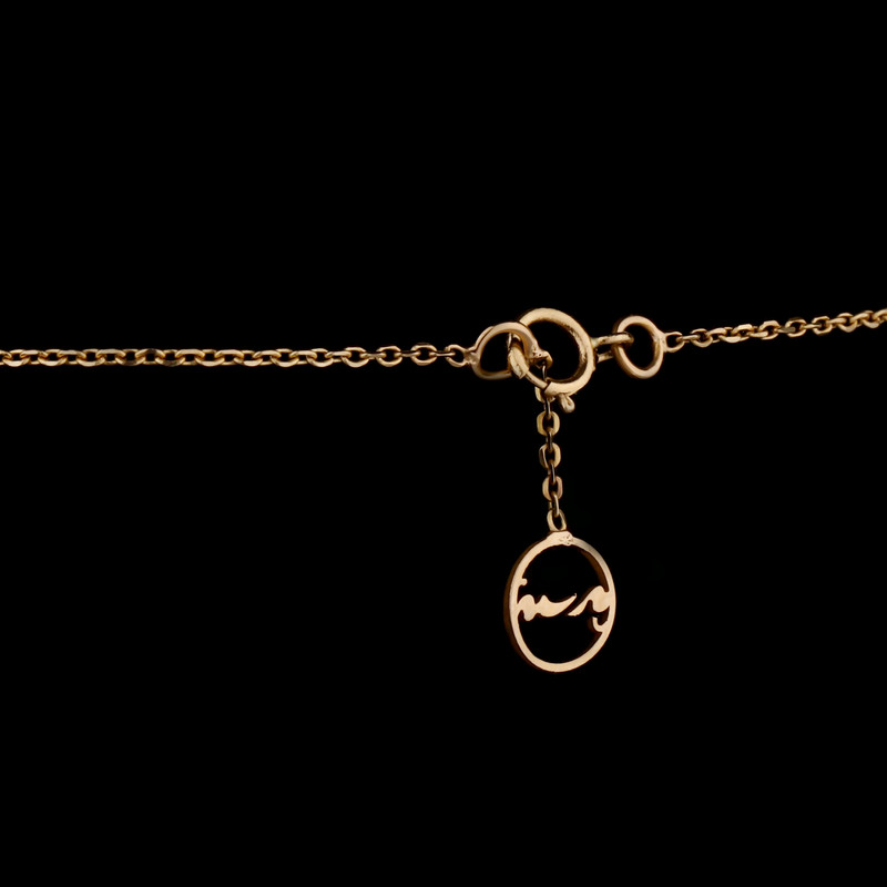 گردنبند طلا 18 عیار زنانه پرسته مدل wn1171