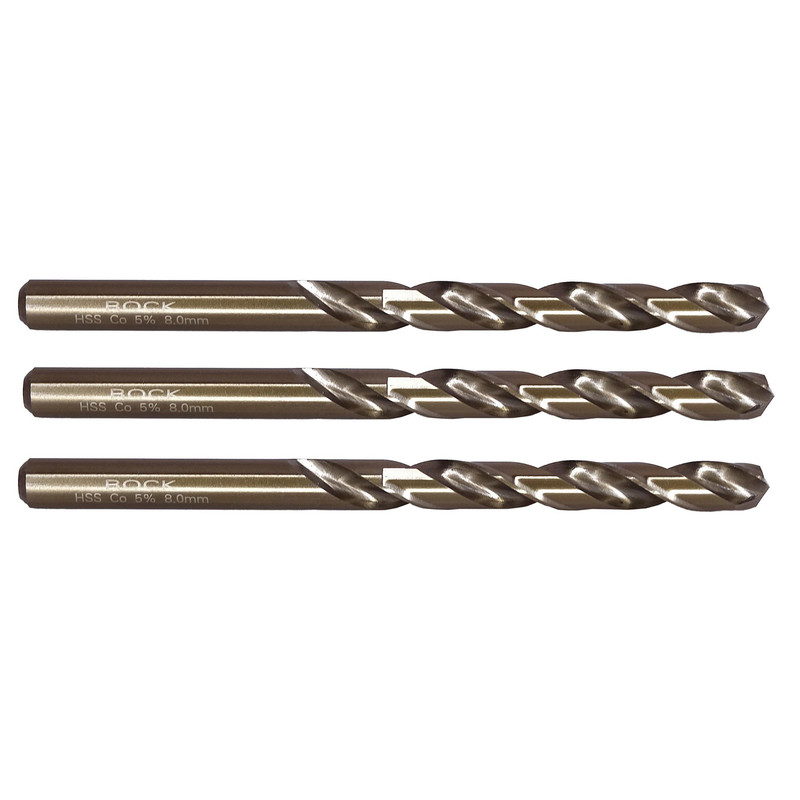 مته فلز کبالت راک مدل ART-RK-8mm- سایز 8 میلی متر مجموعه 3 عددی