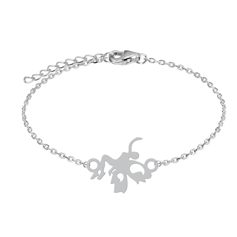 دستبند زنجیری زنانه هایکا طرح فرشته بالدار کد zd.h 387