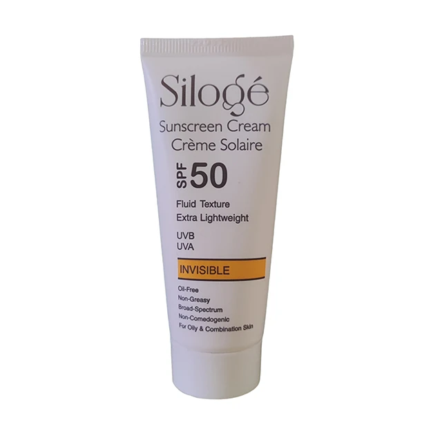 کرم ضدآفتاب بدون رنگ سیلوژه SPF50 مدل TEXTURE ‌مناسب پوست‌های چرب و مختلط، حجم 40 میلی‌لیتر