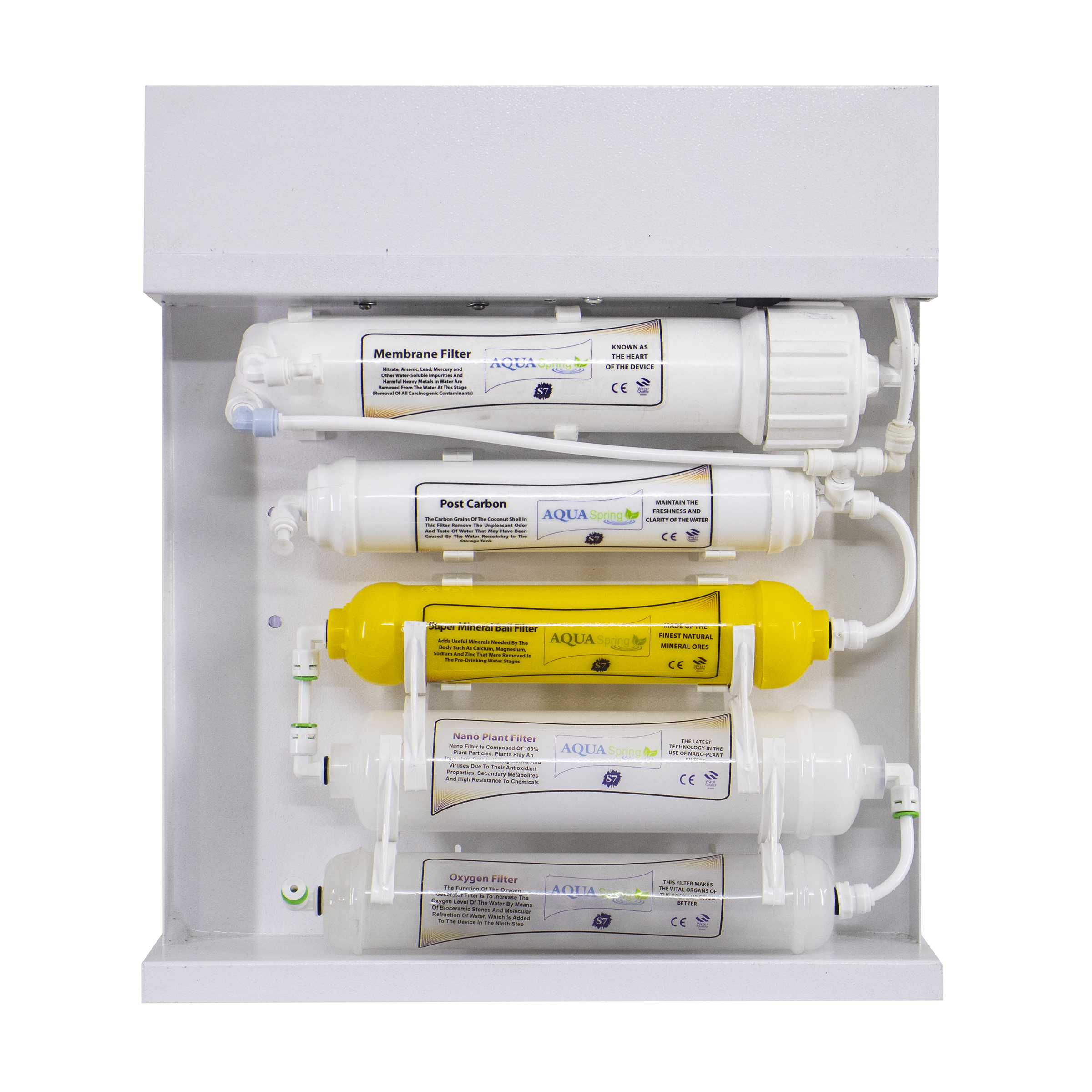 دستگاه تصفیه کننده آب آکوآ اسپرینگ مدل RO-S7- WZ 7100 به همراه مجموعه فیلتر 4 عددی