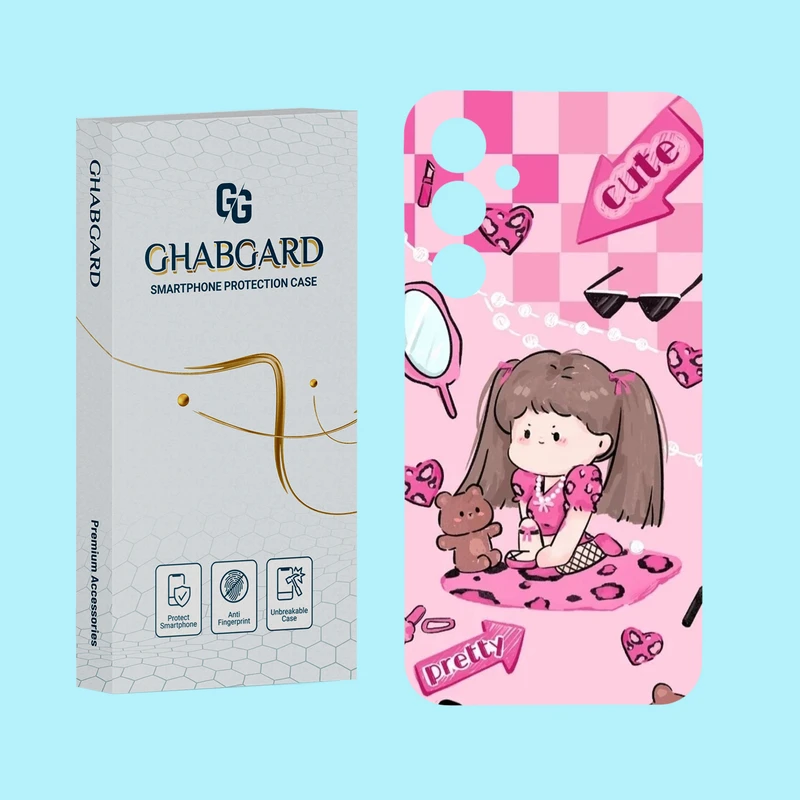 کاور قاب گارد مدل دخترانه مناسب برای گوشی موبایل سامسونگ Galaxy A55 5G