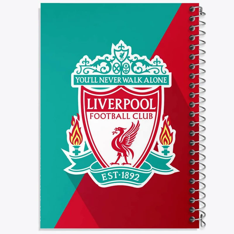 دفتر مشق 50 برگ خندالو مدل باشگاه لیورپول کد 26994