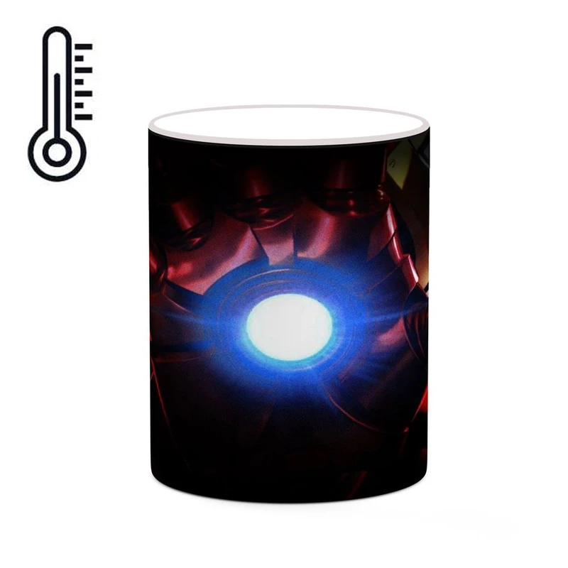 ماگ حرارتی کاکتی مدل مرد آهنی Iron Man کد mgh39122