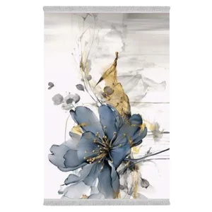 فرش پارچه‌ای دفه مدل فرشینه طرح مدرن  کد 887303