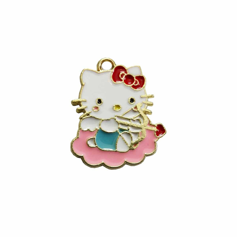 آویز گردنبند بچگانه مدل کیتی تیرانداز کد AG 1040 آویز گردنبند بچگانه مدل کیتی تیرانداز کد AG 1040