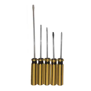 پیچ گوشتی دوسو مدل دسته دار بسته 5 عددی