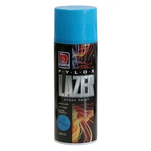 اسپری رنگ آبی آسمانی رنگ نیپون مدل Lazer حجم 400 میلی لیتر