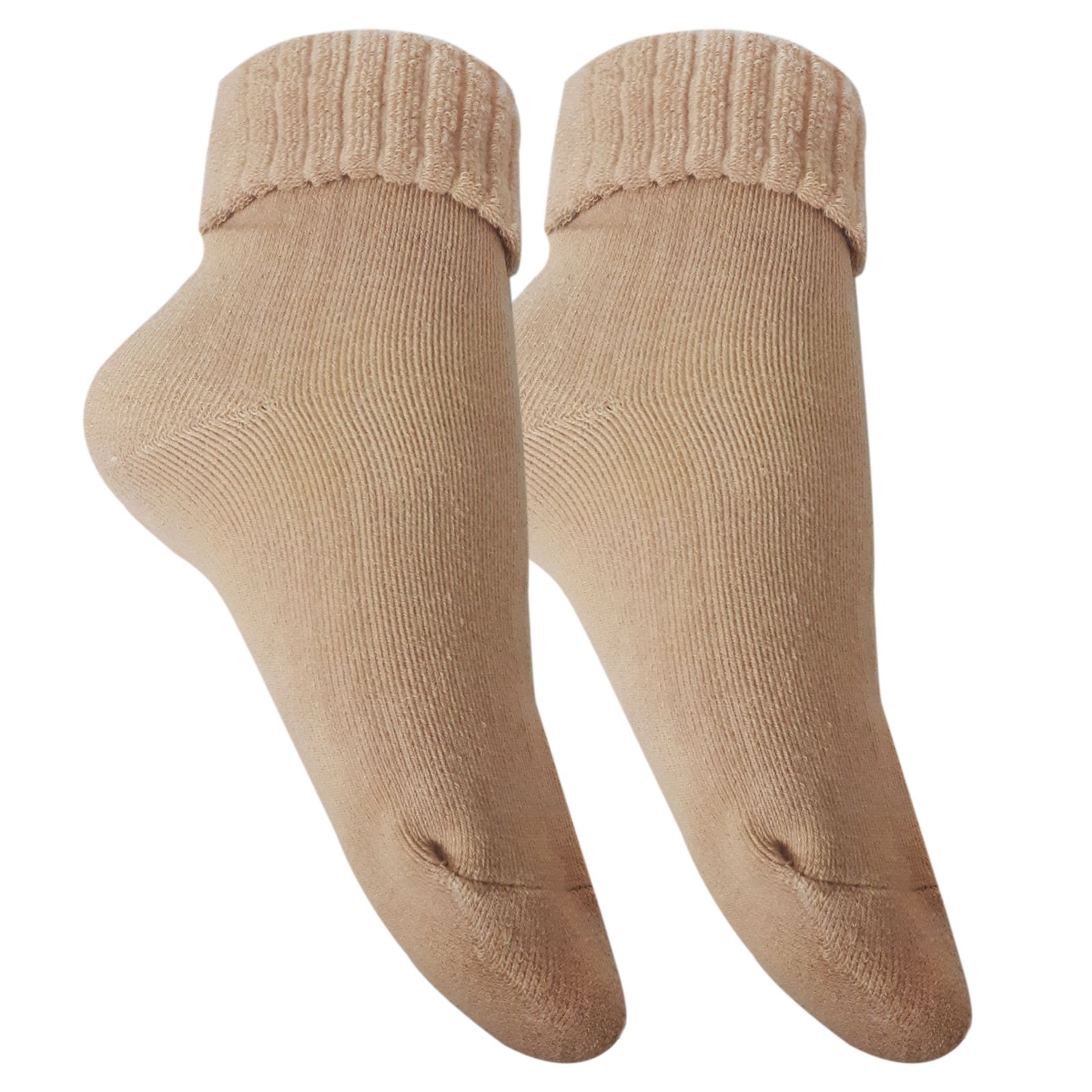 جوراب زنانه تن پوش هنگامه مدل حوله ایی KM06 -  - 1