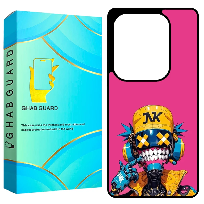 کاور قاب گارد طرح ربات مدل GCHPN13P مناسب برای گوشی موبایل شیائومی Redmi Note 13 Pro 4G / Poco M6 Pro 4G