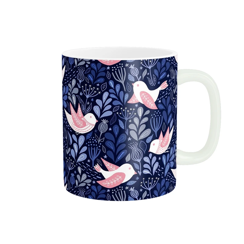 ماگ پاد آفرین طرح پرنده کد 1469