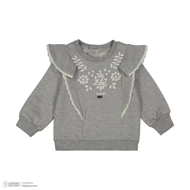 ست سویشرت و شلوار نوزادی ایندیگو مدل 231251