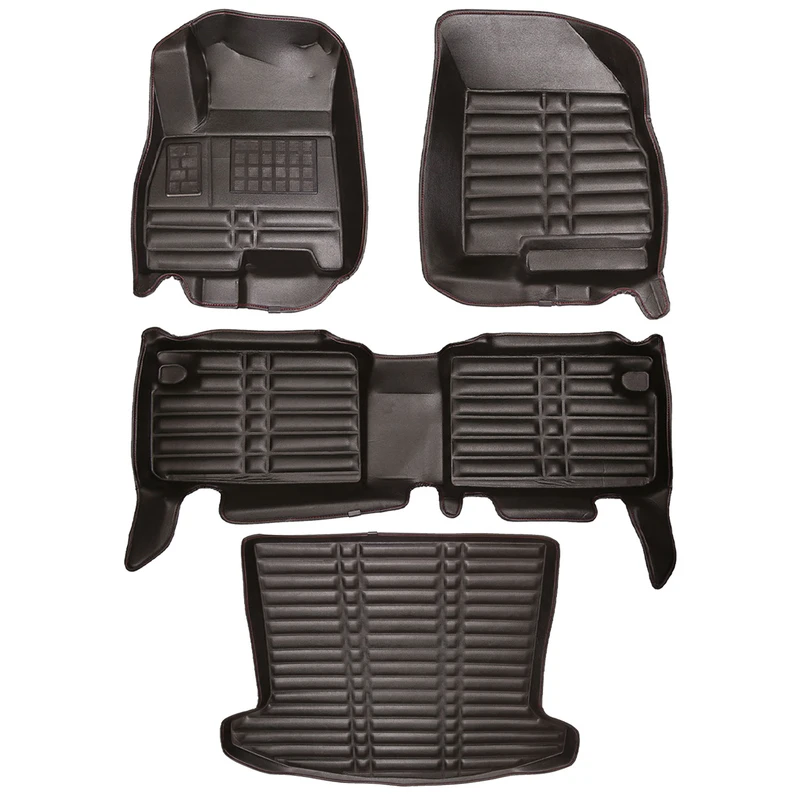 کفپوش پنج بعدی خودرو مدل 08 مناسب برای تیگو 8  به همراه کفپوش صندوق