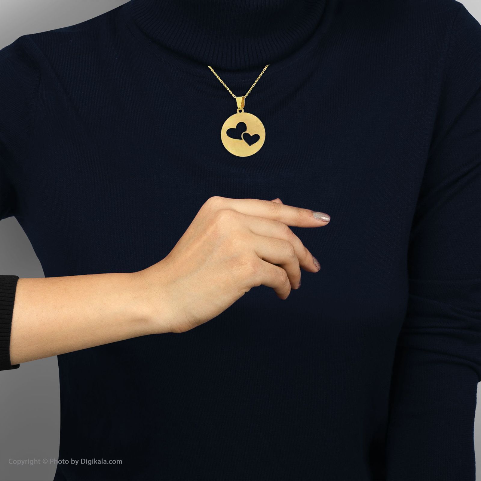 گردنبند طلا 18 عیار زنانه کانیار گالری مدل NE100 -  - 6