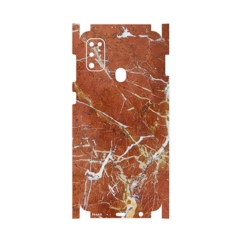 برچسب پوششی ماهوت مدل Red Marble-FullSkin مناسب برای گوشی موبایل سامسونگ Galaxy M30s