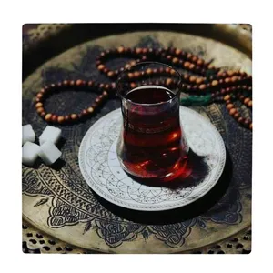  زیر لیوانی  طرح استکان چایی و تسبیح کد    4557564_3124