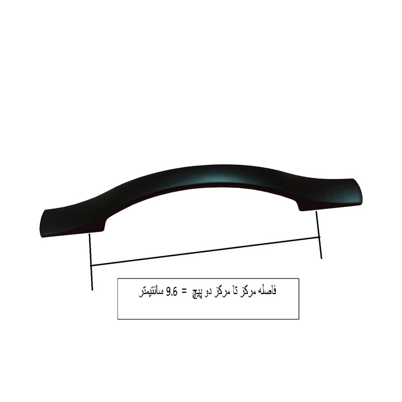 دستگیره کابینت و کمد مدل SL96 بسته 10 عددی