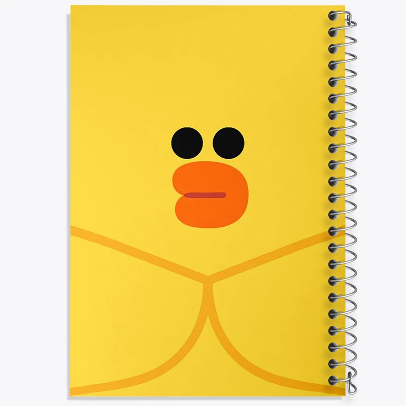 دفتر مشق 50 برگ خندالو طرح جوجه کیوت کد N1894