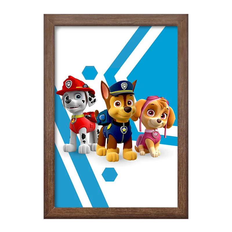 تابلو خندالو طرح چیس و مارشال و اسکای سگ های نگهبان Paw Patrol  کد 12583
