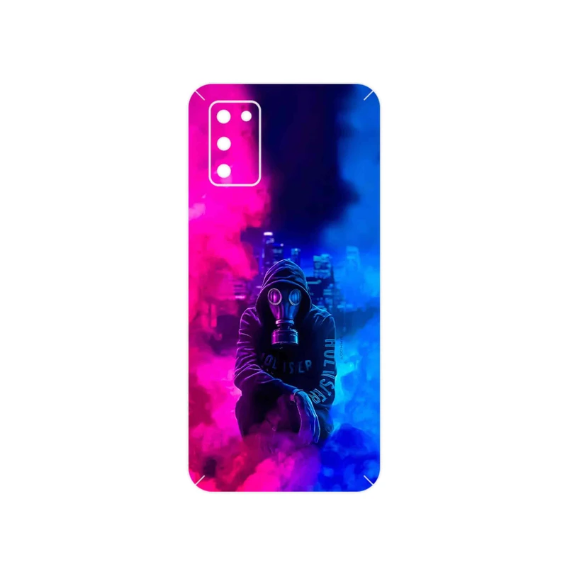 برچسب پوششی ماهوت مدل Smoke Rainbow Digital Art 2 مناسب برای گوشی موبایل سامسونگ Galaxy A03S
