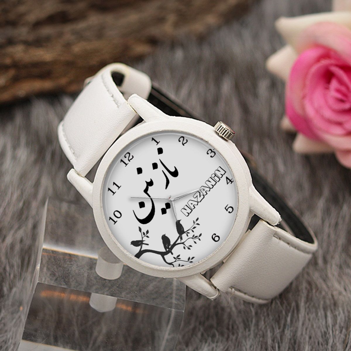 ساعت مچی عقربه ای زنانه طرح نازنین کد LF3143 - - 2