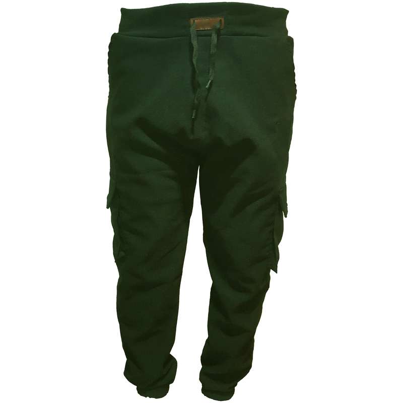 شلوار مردانه جامه آسمان آبی مدل اسلش چند جیب 013 رنگ یشمی