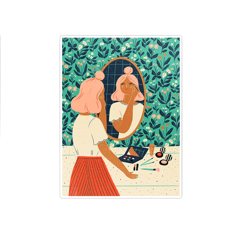 استیکر تزئینی موبایل و تبلت ماسا دیزاین مدل stkv0332 طرح girls