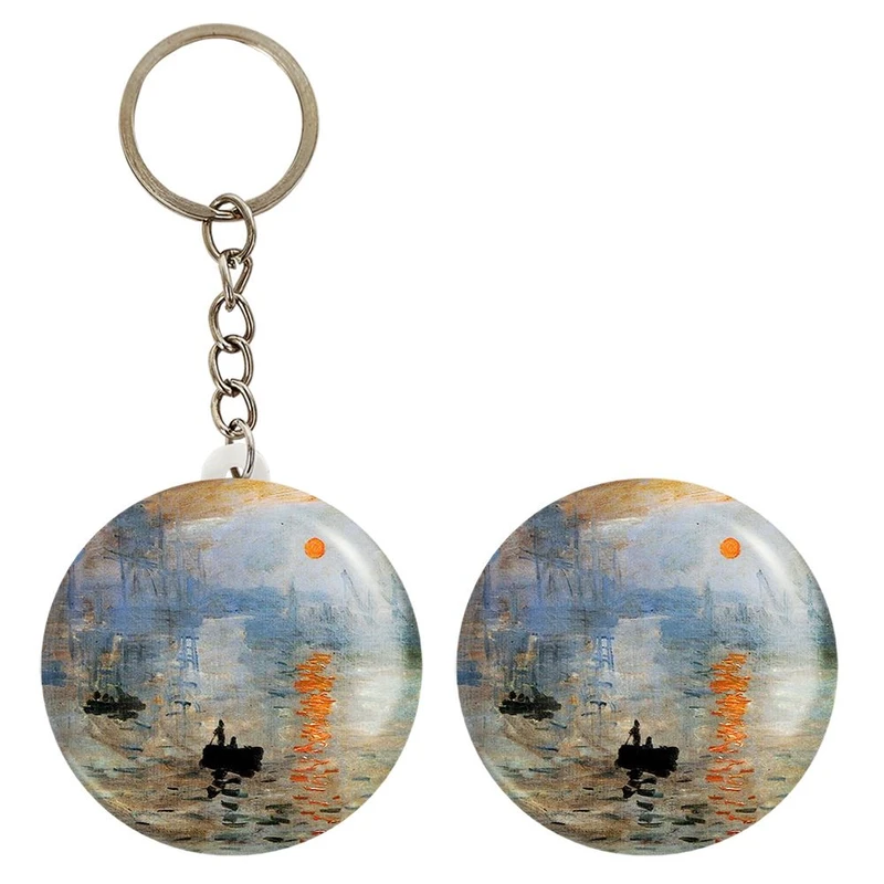 پیکسل خندالو مدل دریافتی از نقاشی طلوع آفتاب اثر کلود مون کد 23352 به همراه جاکلیدی