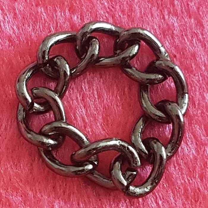 انگشتر مردانه مدل زنجیر کد P544 - - 3