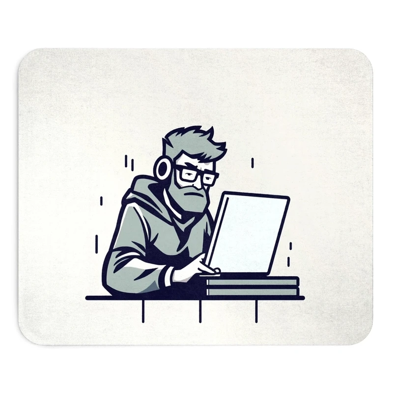 ماوس پد طرح پسر سایز 19x24 سانتی متر