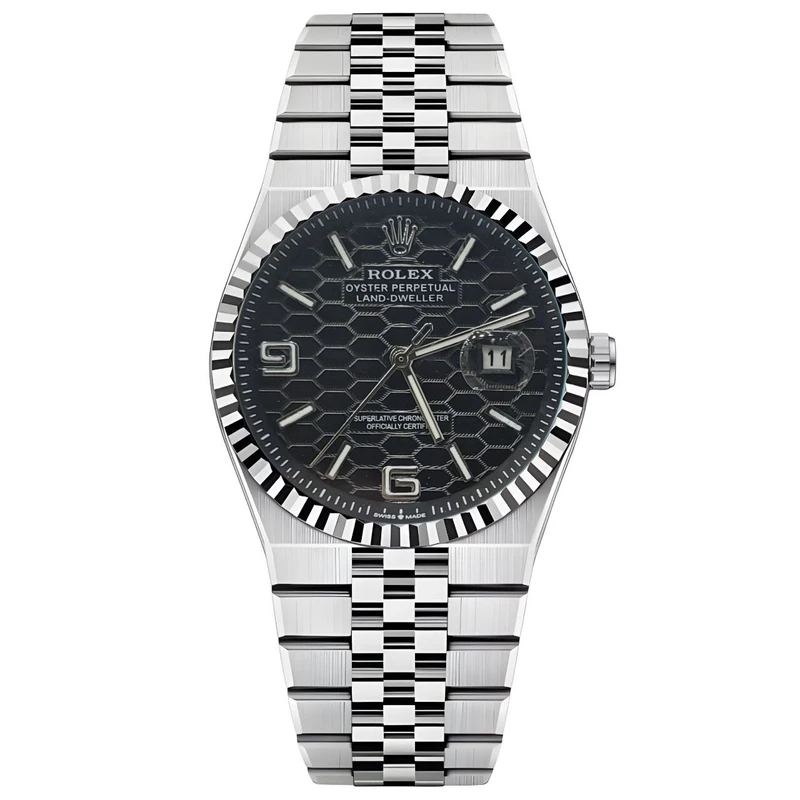 ساعت مچی عقربه‌ای کوارتز مردانه مدل دیت جاست قفل مخفی کد 002