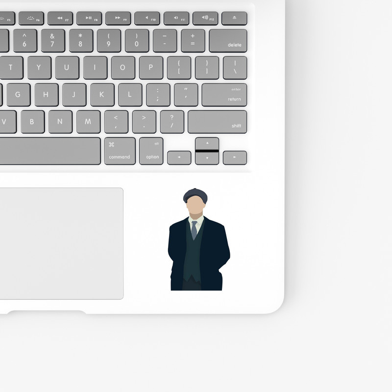 استیکر لپ تاپ و موبایل بووم طرح Tommy Shelby کد VR11