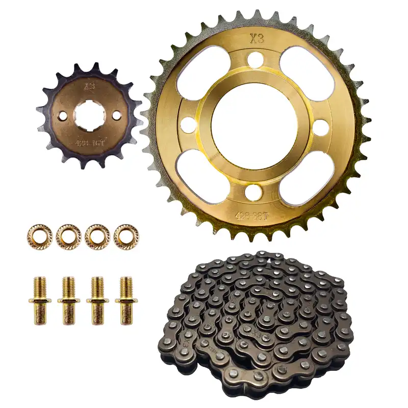 ست دنده زنجیر موتورسیکلت ایکس 3 مدل 001