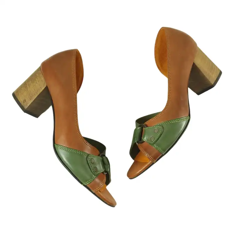 صندل زنانه مدل چرم طبیعی کد 663.1