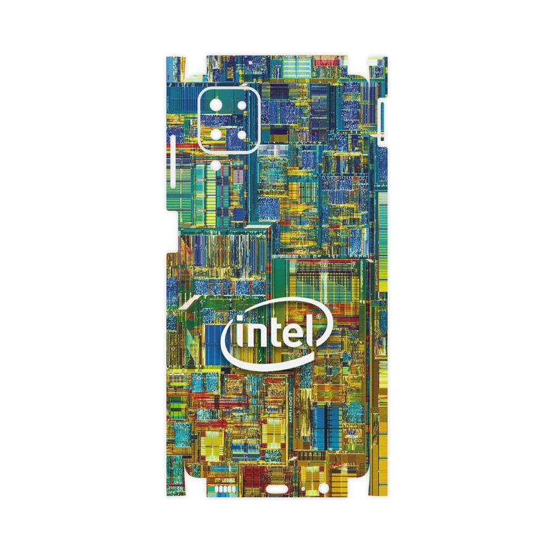 برچسب پوششی ماهوت مدل Intel-Brand-FullSkin مناسب برای گوشی موبایل سامسونگ Galaxy M12