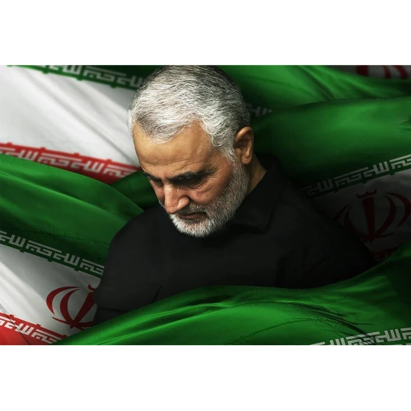 مگنت طرح شهید سپهبد حاج قاسم سلیمانی مدل T1071 