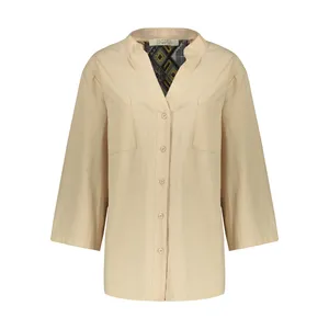 مانتو زنانه آلفونسی مدل W2130001SH-CREAM