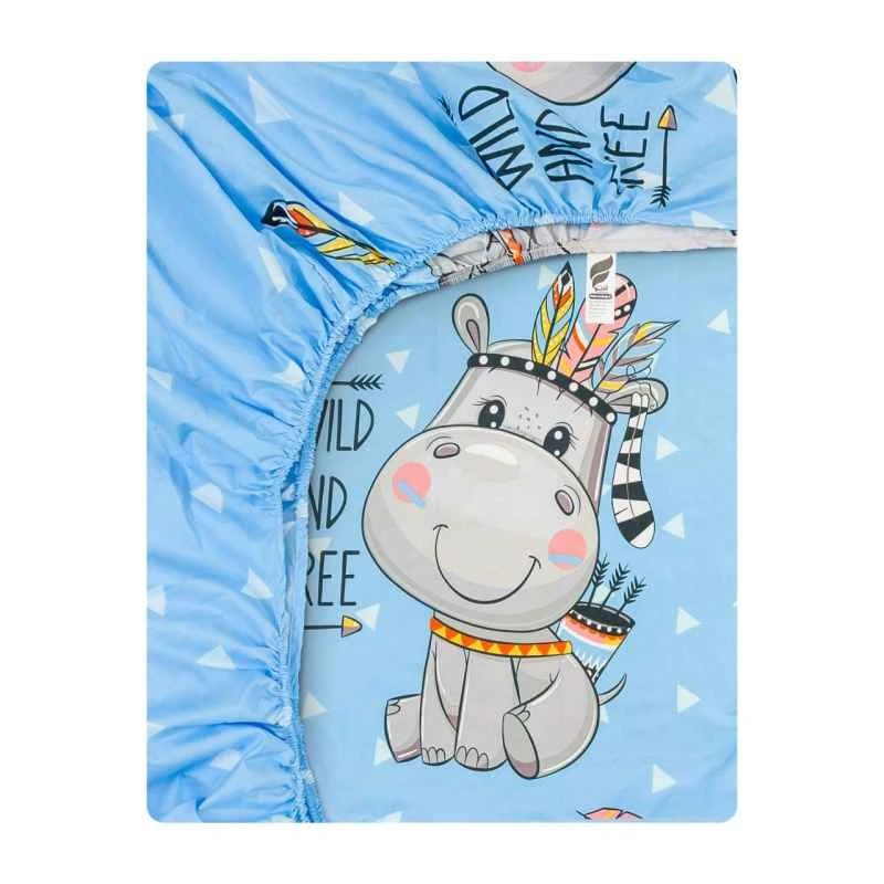 ملحفه میکرو آدنو مدل Funny کد MC04 سایز 90x200 سانتی‌متر