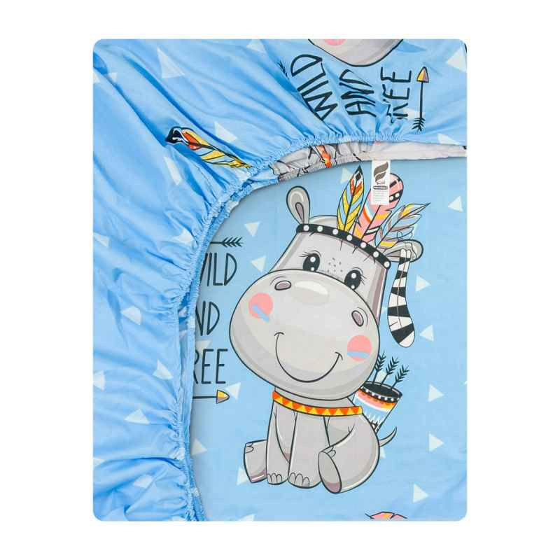 ملحفه میکرو آدنو مدل Funny کد MC04 سایز 90x200 سانتی‌متر