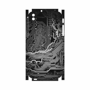 MAHOOT Black Printed Circuit Board-FullSkin Cover Sticker for HTC Desire 816
