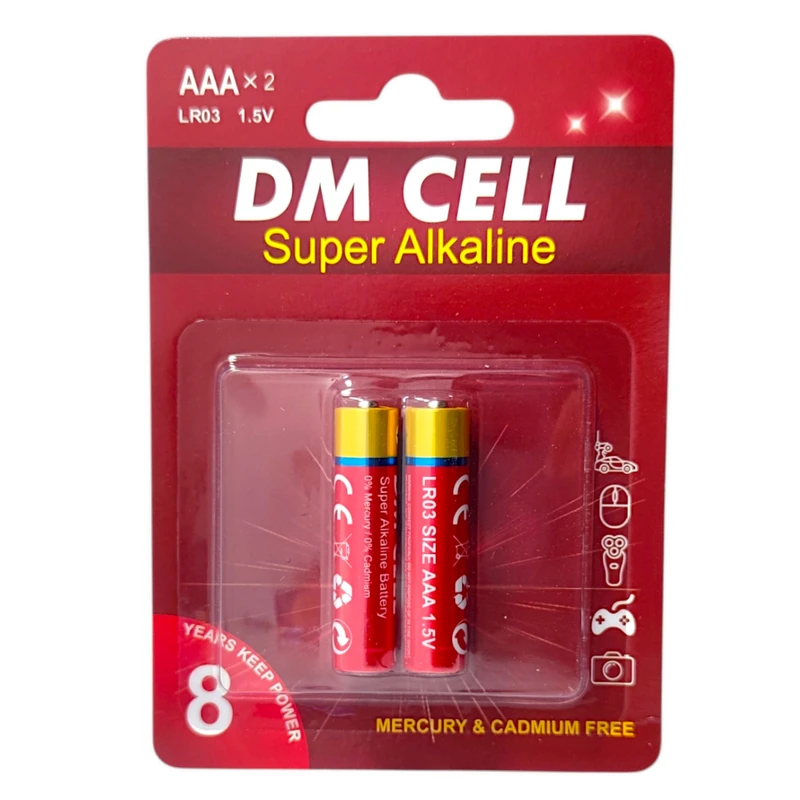 باتری نیم قلمی مدل سوپر آلکالاین  بسته ۲ عددی