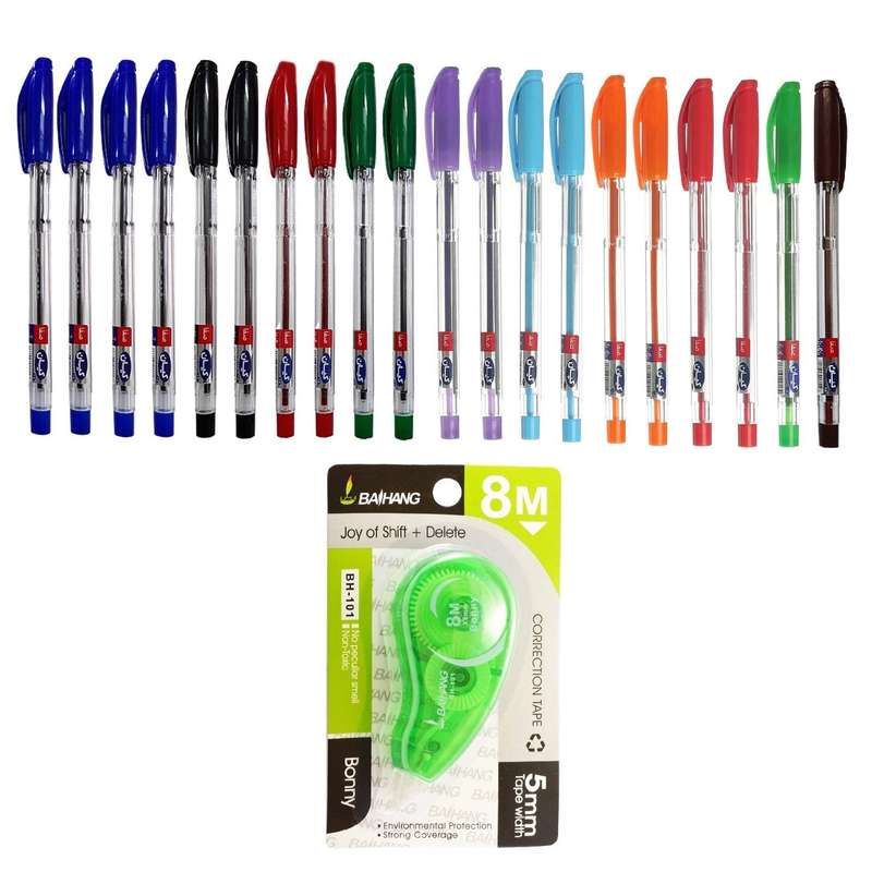 خودکار کیان کد 10 بسته 20 عددی به همراه غلط گیر بایهنگ