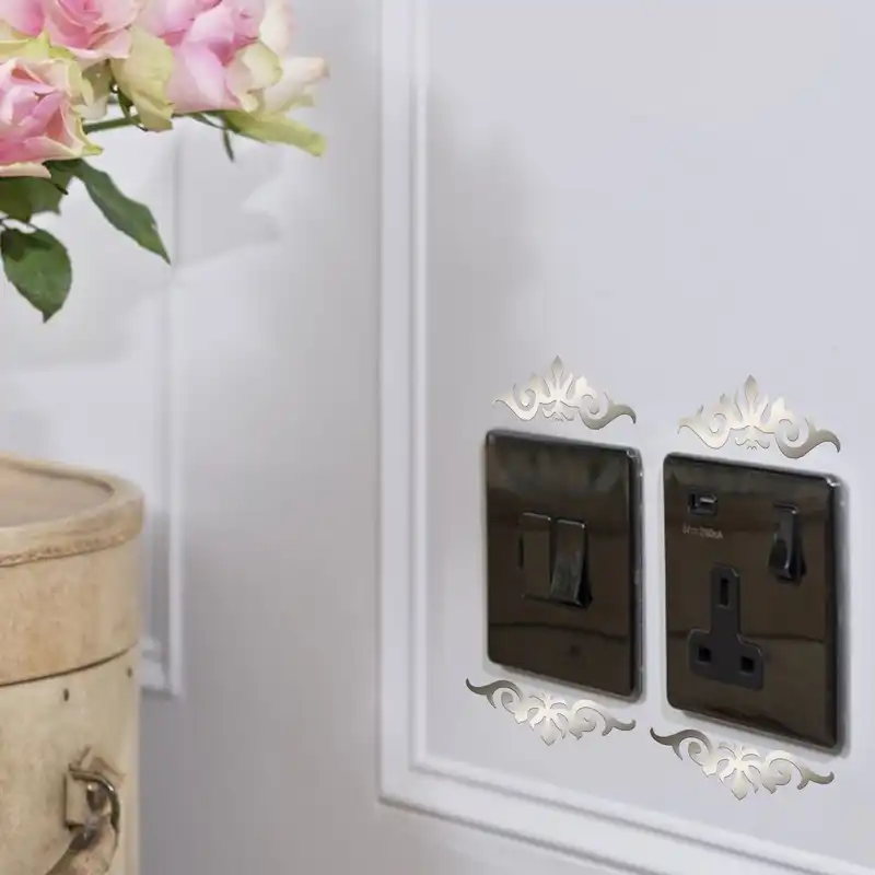 استیکر کلید و پریز مدل فروردین کد st09 بسته 20 عددی