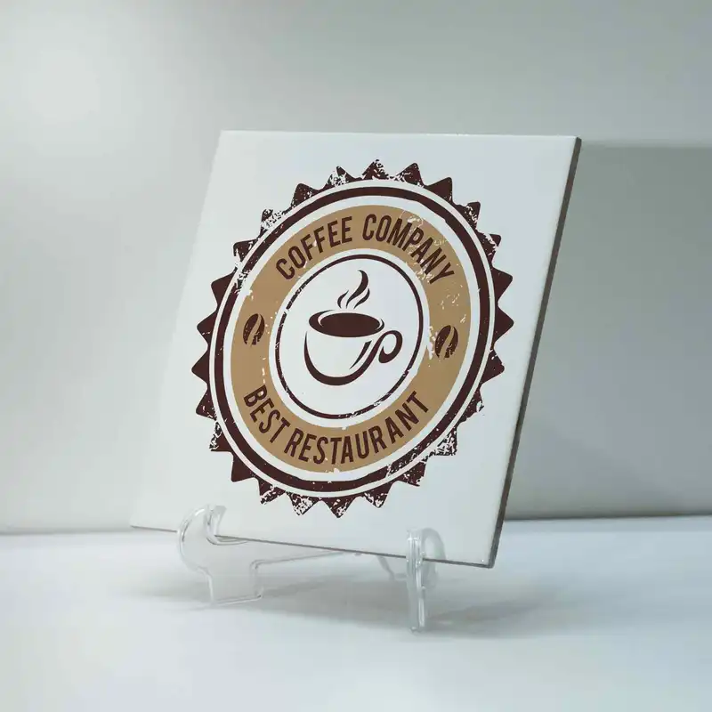 تابلو کاشی ژالینو مدل کافی شاپ کد 001