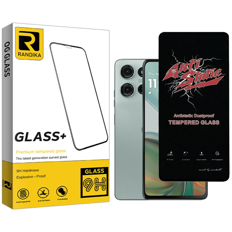 محافظ صفحه نمایش راندیکا مدل Premium Antistatic مناسب برای گوشی موبایل موتورولا Moto G75 / Redmi Note 9s