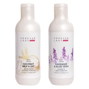 لوسیون بدن فور اور لیدی مدل شیر نارگیل و لوندر مناسب انواع پوست حجم 300 میلی‌لیتر مجموعه 2 عددی