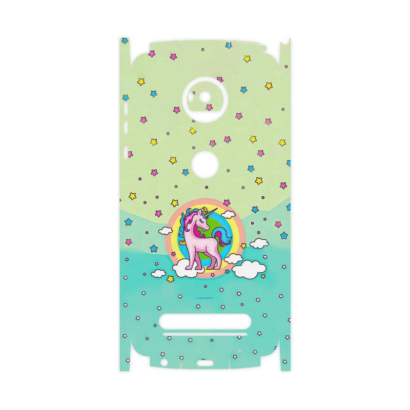 برچسب پوششی ماهوت مدل Rainbow unicorn adventure-FullSkin مناسب برای گوشی موبایل موتورولا Moto Z2 Play